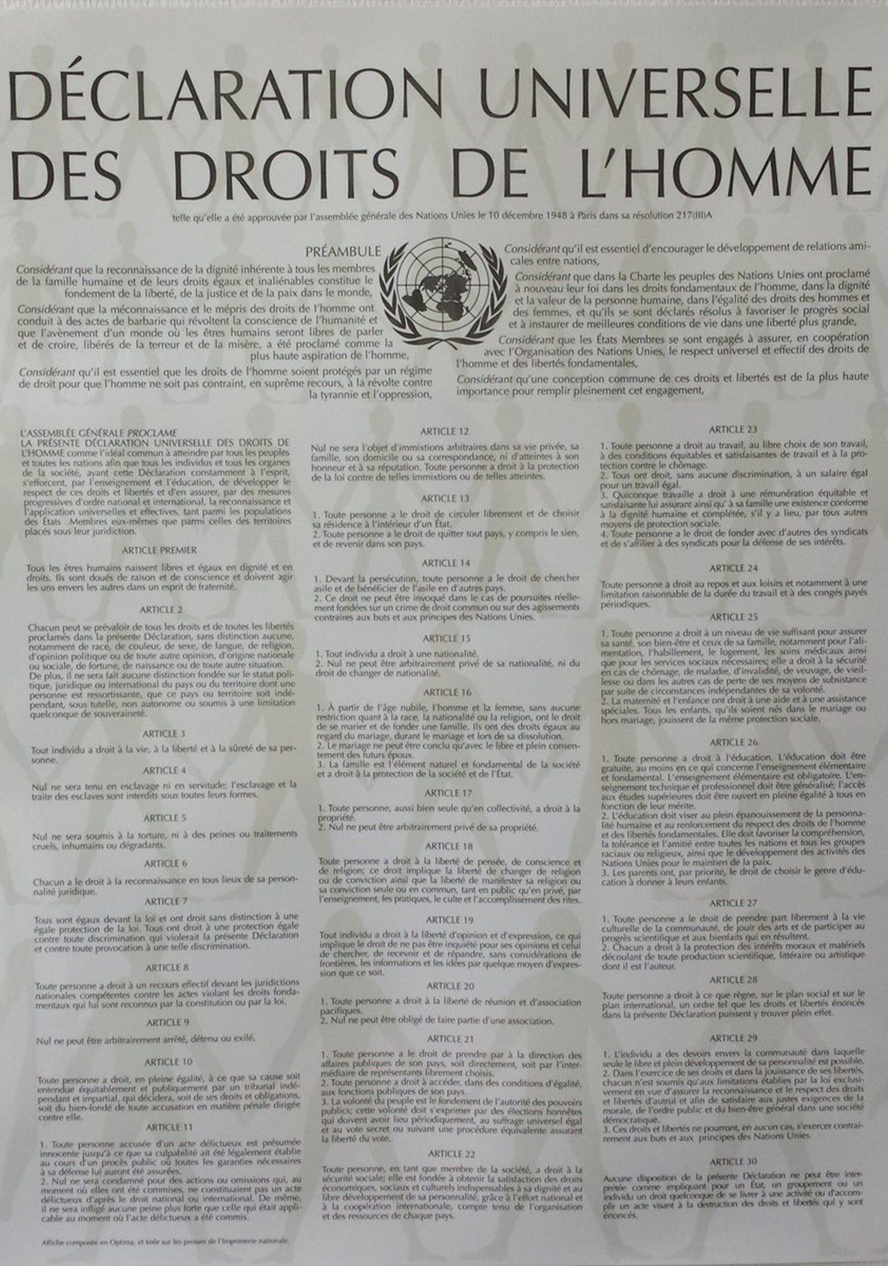 Déclaration 1948